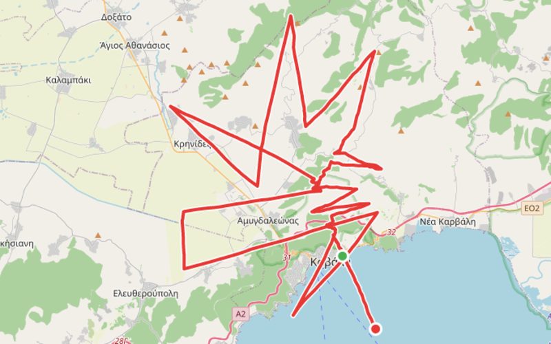Waterway Trail Route Καβάλα- Ο δρόμος του Νερού- Παλαιά Καβάλα